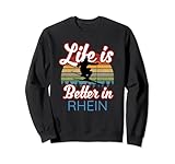Rhein Souvenirs/«¡La vida es mejor en la estación de esquí del Rin!» Sudadera