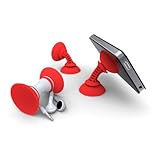 STKR Concepts Simple Sucker - Flexible Smartphone Mount - Red