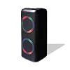 Bluetooth luidspreker 5.0 Dual LED Wireless met RGB LED Lights draagbare luidspreker voor smartphones, tablets / Art Tech Lab, zwart