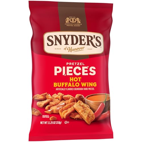 Image of Snyder's of Hanover Hot Buffalo Wing Flavored Pretzel Pieces, 11.25 Oz (Pack of 2)