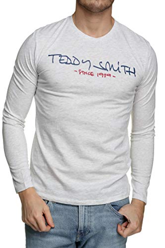 Teddy Smith 11014748D T-Shirt, Gris, Extra Large Homme