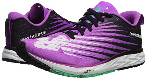 New Balance Women's 1500 V5 Running Shoe, Voltage Violet/Black, 5.5 D US