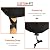 Arcedo Patio Furniture Cover Waterproof, Rectangular Outdoor Sectional Conversation Dining Table Chair Set Cover , All Weather Protection, 90" x 62" x 30"H, Black
