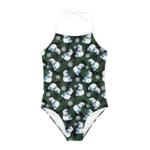 Image of Christmas Holiday One-Piece Swimsuits Beach Swimwear Bathing Suit for 3-10 Years Girls