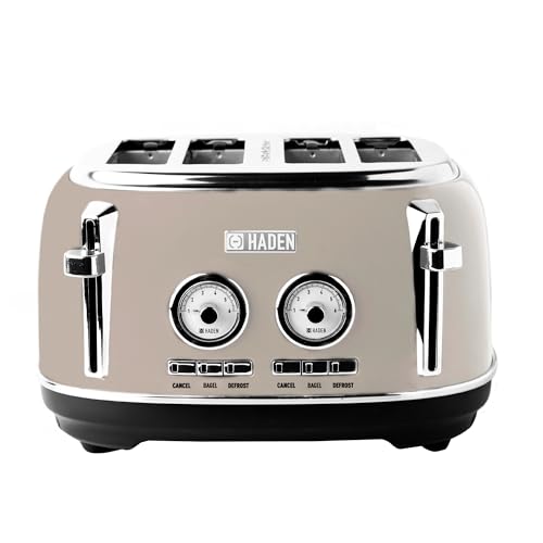 Haden Dorset Putty 4 Scheiben toaster, beige