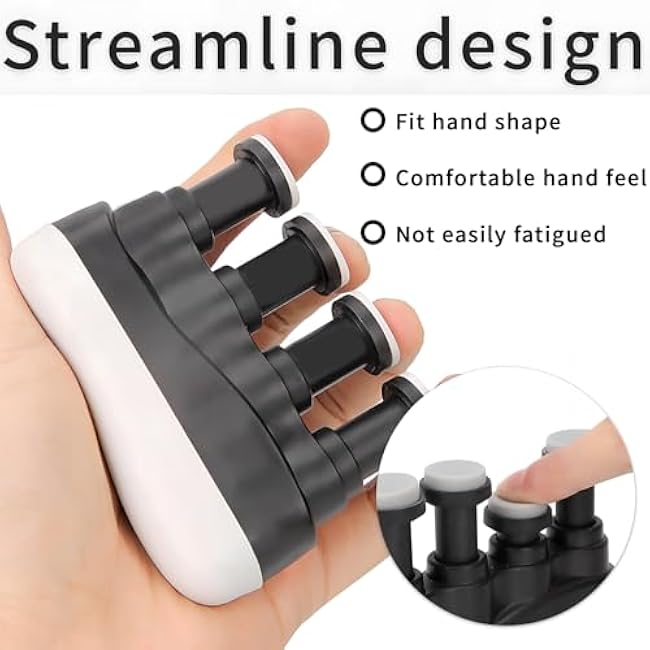 Finger Strengthener,Finger Exerciser and Hand Strengthener Rehab for Musician,Rock Climbing,Comfortable Conditioning