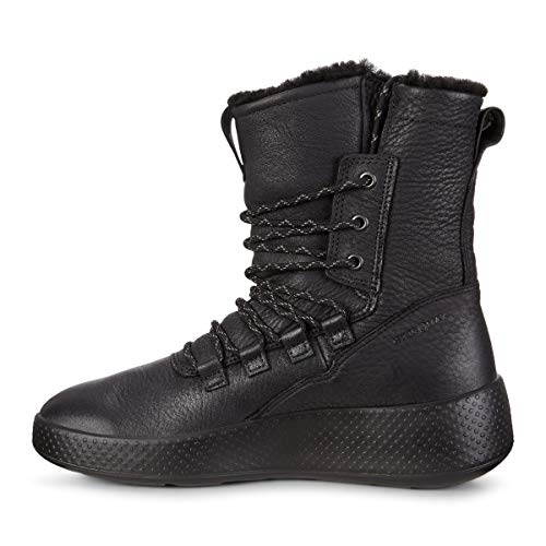 Ecco UKIUK Stivali da neve Donna, Nero (Black