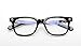 Classic Thick Square Frame Clear Lens Glasses for Women Men Non-prescription Eyeglasses (black)