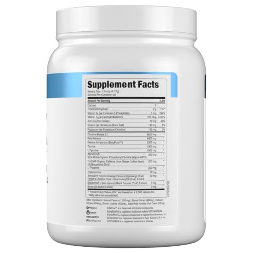 Transparent Labs Bulk Pre Workout Powder