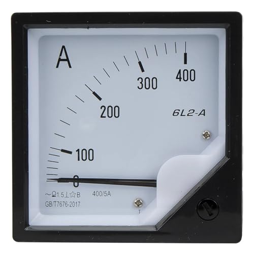6L2 6L2-A Pointer Ammeter Analog Meter 80mm X 80mm Size Need Matched Mutual Inductor 100/5A 150/5A 250/5A 50-500/5A 1Pcs(400A)