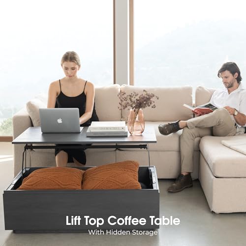 Transformer Table Solid Wood Extendable Dining Table, Black - image 7