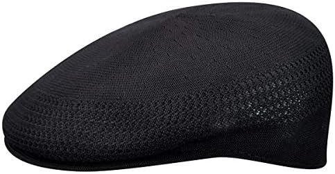Kangol Tropic 504 Ventair Ivy Cap for Men and Women, Flat Cap, Small, Black