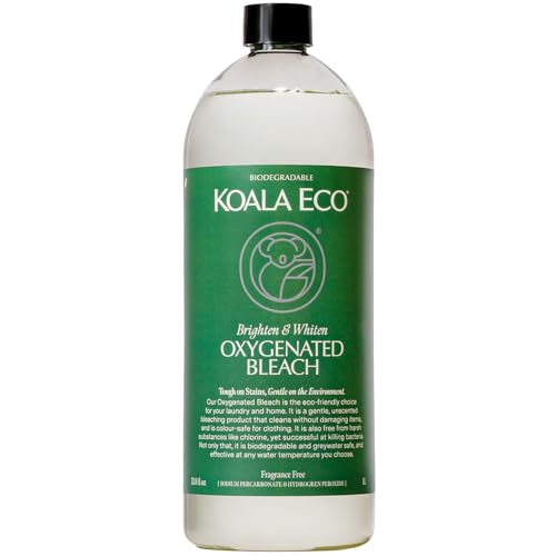 Koala Eco Oxygenated Bleach, Chlorine Free, Effective Cleaner for Home - 1 Litre
