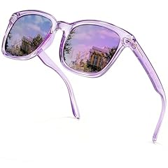 A01-purple Frame Purple Mirror Lens