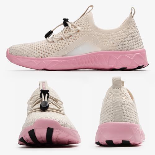 Image of ALEADER Xdrain Women's Water Shoes Mesh Slip On Aqua Shoes for Beach, Swimming, Travel & Tennis