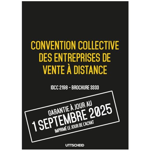 livre Convention collective des entreprises de vente à distance Avril 2018 + Grille de Salaire