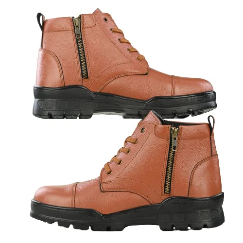 KAVACHA Police Boots/Pure Leather/Super Comfortable/Light Weight ...