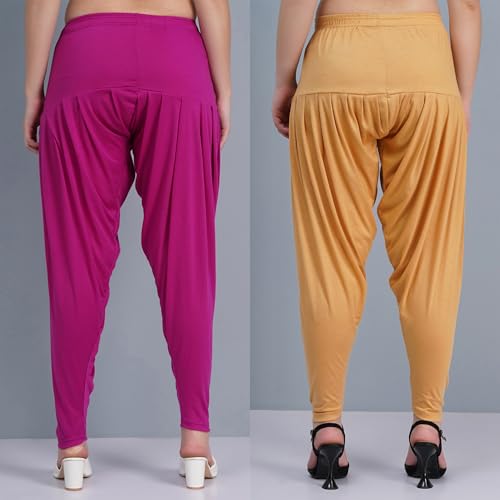 Image of Buy That Trendz Patiala Salwar for Women Relaxed Fit Viscose Patiyala Salwar Harem Bottom Pants