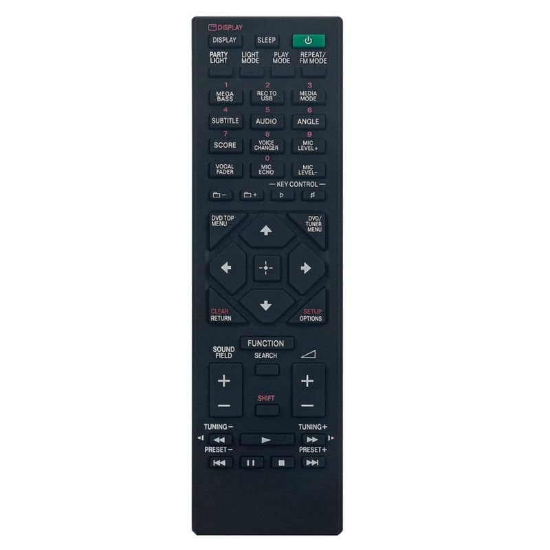 Ethex® RMT-AM420U RMTAM420U Remote Control Compatible with Sony Audio Stereo System MHC-V21D MHC-V41D MHC-V71D MHC-V42D MHC-V72D HCD-M60D HCD-M80D MHC-M60D MHC-M80D MHC-V82D MHCV82D MHC-V77DW MHC-V81D