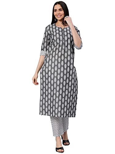 Kurta et pantalon indien vêtement traditionnel femme tendance 622