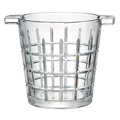 Artland Newport Ice Bucket with Tongs, Clear