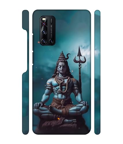 Image of Lord ''Mahadev'' Printed Hard Mobile Back Cover & Case for Vivo V19, Designer | Protective & Premium Cover & Case