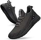 Feethit Women Tennis Running Shoes Walking Shoes Lightweight Casual Sneakers for Travel Gym Work Woman Waitress Nurse Dark Grey 8