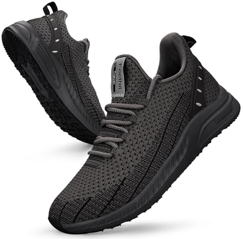 Feethit ���f�B�[�X �e�j�X �����j���O�V���[�Y �E�H�[�L���O�V���[�Y �y�� �J�W���A�� �X�j�[�J�[ ���s �W�� �d�� ���� �E�F�C�g���X �Ō�t, �_�[�N�O���[, 23.5 cm