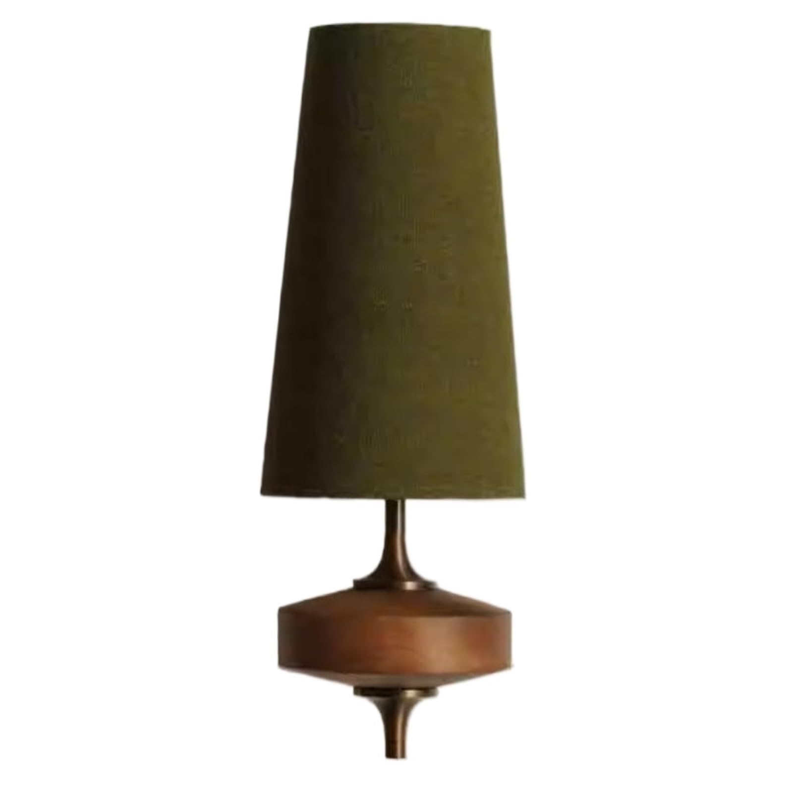 FEITENGDA Vintage Conical Wall Sconce Fabric Shade Wall Lamp