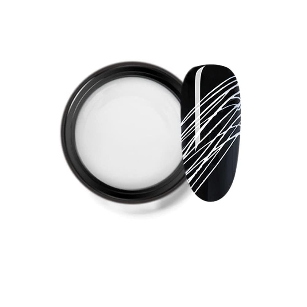 Red Square Spider Gel for Nail Art Soak off Gels UV LED Good Toughness and Elasticity Easy To Use for Beginner Manicurist Home Salon Use (White)-image-29
