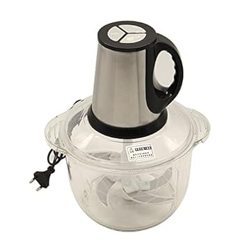 Olpad Electric Food Chopper | 8 Cup BPA-Free Mini Food Processor, 2L Glass Bowl | Meat Grinder for Vegeta