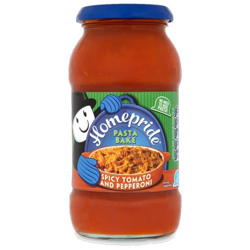 Homepride Pasta Bake Spicy Tomato & Pepperoni 500G
