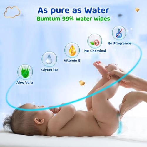 Bumtum Store Bumtum Baby Gentle 99% Pack of 6 x 72 Pieces (432 total) - Image 6