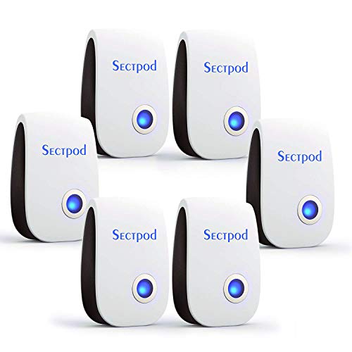Ultrasonic Pest Repeller Plug in 6 Packs, Insect Repellent Pest Control Rodent Bugs