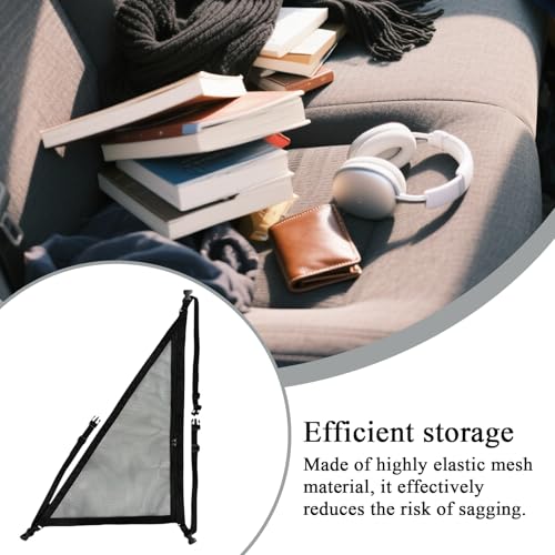 Autodecke Frachtnetz - Dreieck Mesh Organizer mit einstellbarem Riemen, robuster innerer Aufbewahrung | Perfekte platzsparende Lösung für SUVs, Transporter, perfekt für Camping, Roadtrip, Outdoor-Aben