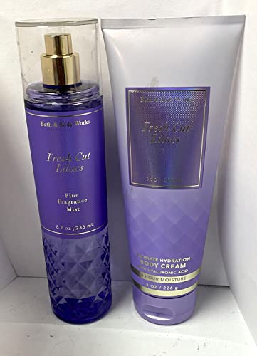 Bath-and-Body-Works-Fresh-Cut-Lilacs-Gift-Set-Fine-Fragrance-Mist-Body-Cream-2021