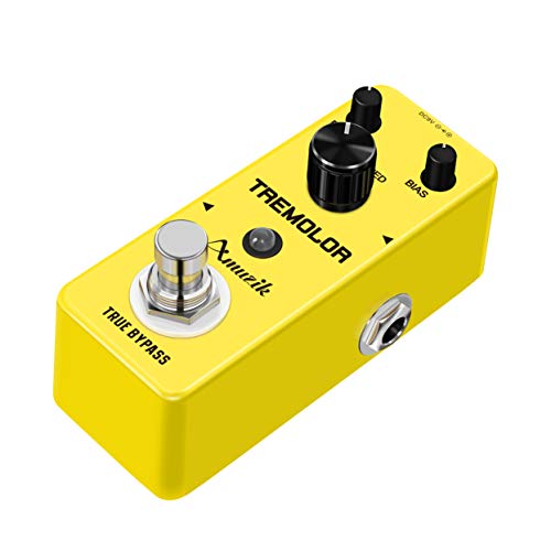 Amuzik Tremolo Guitar Effect Pedal Of Classic Trelicopter Effects Pedals For Electric Guitar True Bypass With Mini Size #TOP1
