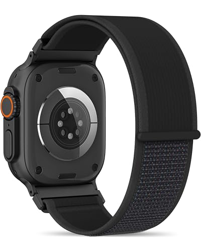 Higgs Correas Trail Loop Nylon Compatible con Correa Apple Watch Series 44mm Ultra3/2/1 49mm 42mm 45mm 46mm Hombre, Pulsera Suave Deportiva Ajustable para iWatch Serie 11 10 9 SE 8 7 6 5 4 3 2 1