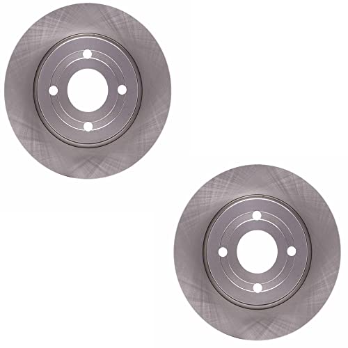 Rear GEOSPEC Anti-Corrosion Coated Disc Brake Rotor Kit Fits 2018-2021 Ford EcoSport FWD