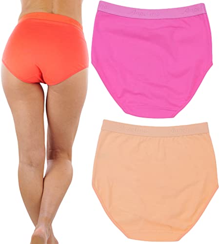 Image of ToBeInStyle Women's Pack of 6 High-Waisted Girdle Brief Tummy Support Everyday Panties