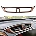 Flash2ning for Honda CRV CR-V 2017-2020 Peach Wood Grain Air Vent Outlet Panel Cover Trim 1 Set