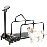 【BRANCHES DE SÉCURITÉ】Ce tapis roulant est équipé de barres de sécurité pour une sécurité optimale de votre chien et pour prévenir les accidents. Vous pouvez également attacher sa laisse à la barre de sécurité pour un entraînement plus efficace. Enfin, la clé de sécurité sur la console vous permet d'arrêter le tapis roulant immédiatement en cas de besoin.