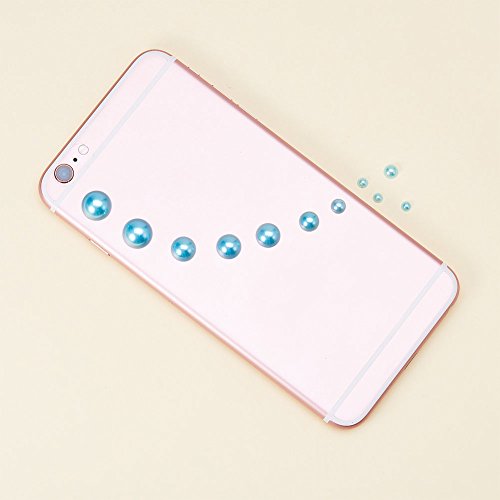 Ph Pandahall About 690Pcs 6 Sizes Paleturquoise Flat Back Pearl Cabochon For Crafts Shoes Wedding Dress Diy Phone Nail Making (4Mm, 5Mm,6Mm, 8Mm, 10Mm, 12Mm) #TOP25