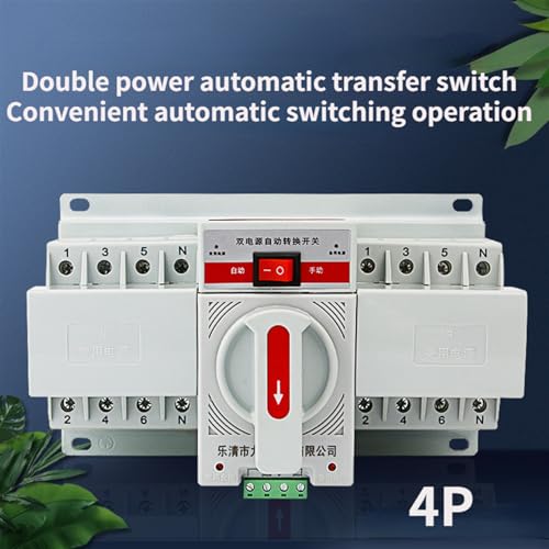 Inverseur source automatique ATS avec commutateur de transfert automatique double puissance 3P