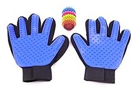Algopix Similar Product 13 - Pet Grooming Glove for Dogs Cats Horses