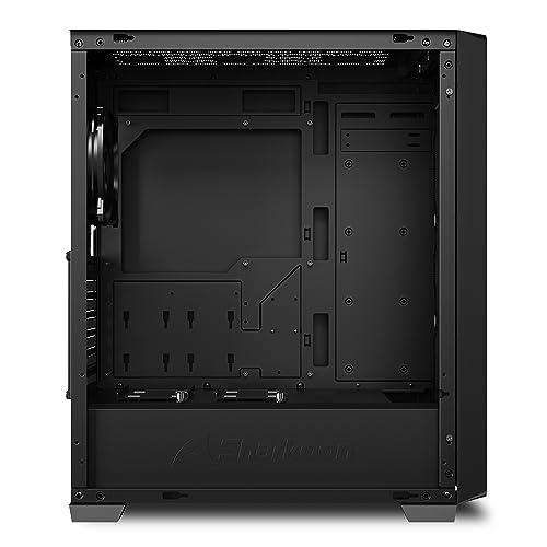 Sharkoon VS8 ATX - Custodia Midi PC, colore: Nero