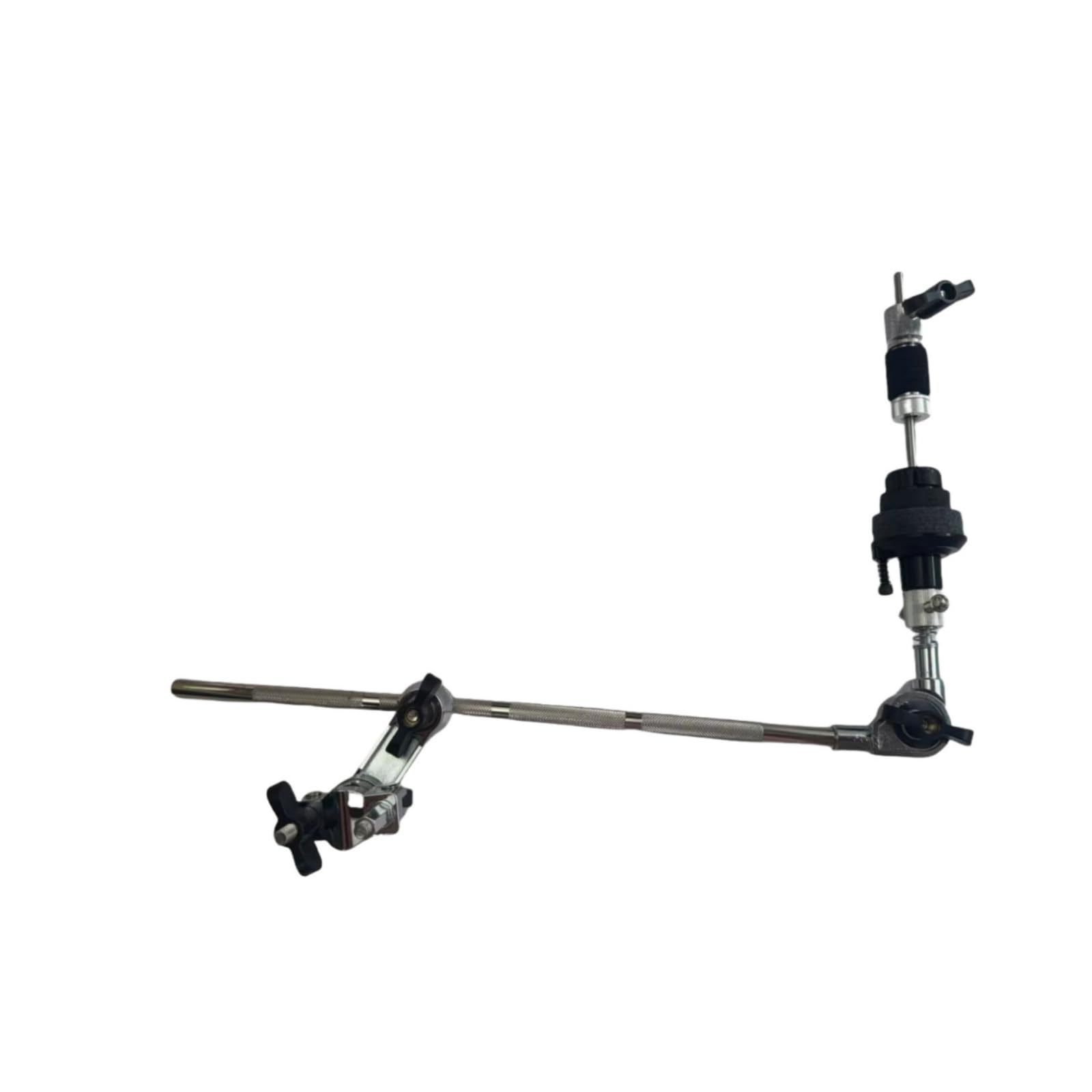 Amagogo Cymbal Stand Adjuster Braccio per Piatto Asta Regolabile Morsetto per Supporto Accessorio Batteria Struttura Cilindrica Segmentata con Staffa di