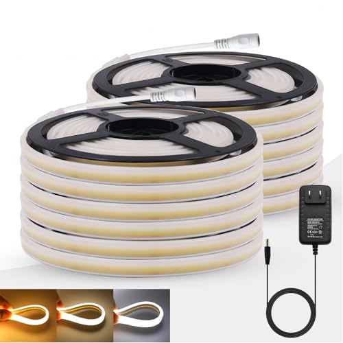 KISUFU Tira LED Neon COB 12V 1M Doble Luminiscencia miniatura 1