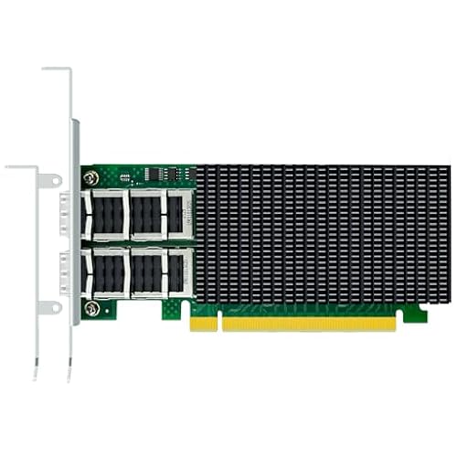 GLOTRENDS ST7336 Tarjeta de Red InfiniBand y Ethernet de 2 Puertos QSFP28 VPI 100Gb EDR con Controlador Mellanox ConnectX-4, Interfaz PCIe 3.0 X16, Compatible con InfiniBand RDMA/RDMA (RoCE v2) | Ya disponible en tu tienda friki favorita! En mundofriki.es!