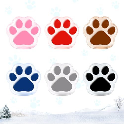 Scaldamani Riutilizzabile,6 Pezzi Scaldamani Tascabile,Cuscinetto Riscaldante Tascabile,Mini Riscalda Mani Portatile Scaldini Mano,per le Fredde Giornate Invernali,Viaggi,Sport,Campeggio